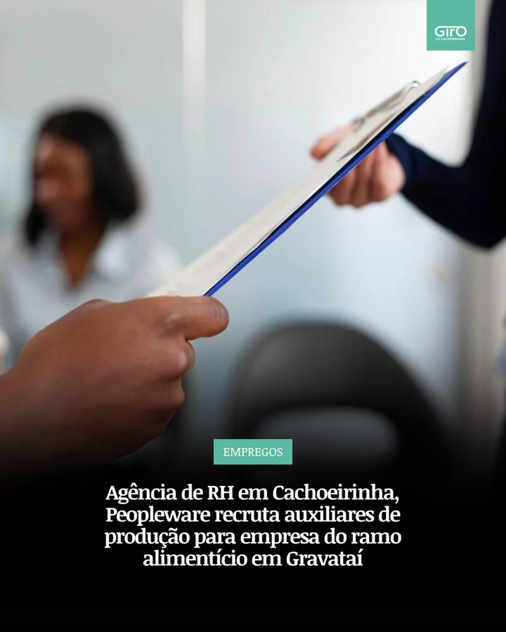 Publicação do Instagram da Peopleware RH