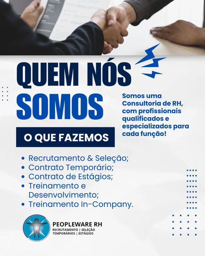 Publicação do Instagram da Peopleware RH